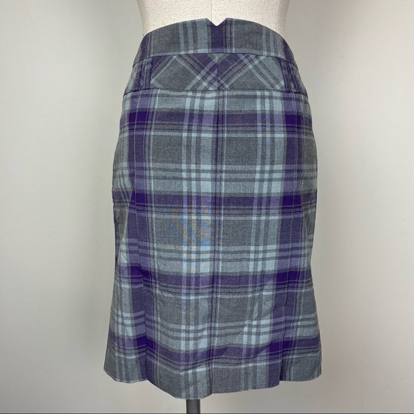 Vintage Tracy Evans Plaid Pencil Skirt - Picture 7 of 9